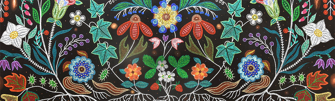 Indigenous launch - Acrylic painting